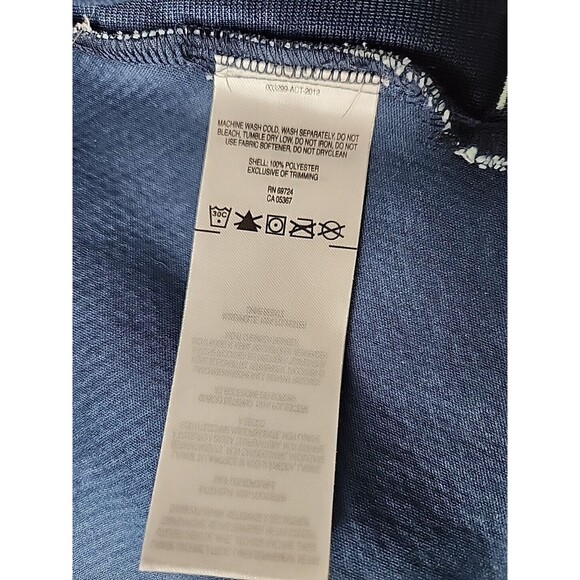 Columbia PFG Women's Mint Green Sherpa Gingham Full Zip Puffy Jacket Size S EUC - Picture 8 of 9